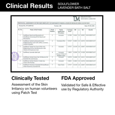 Soulflower Epsom Lavender Bath Salt for Body & Foot Spa, Calming, Relaxing, Muscle Pain Relief, Aromatherapy | Pure & Natural | Sea Salt, Lavender Essential Oil & Vitamin E, 500g (Pack of 1)